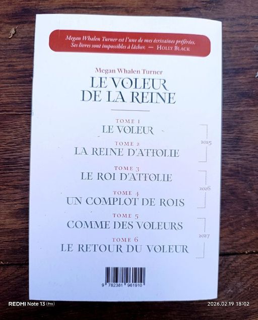 Le voleur de la reine livre 11 la reine d'Attolie | Megan Whalen Turner