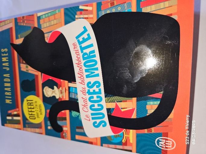 Le chat du bibliothécaire Succès mortel | Miranda James