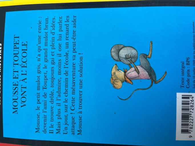 Mousse et toupet vont a l’ecole | Agnes bertron