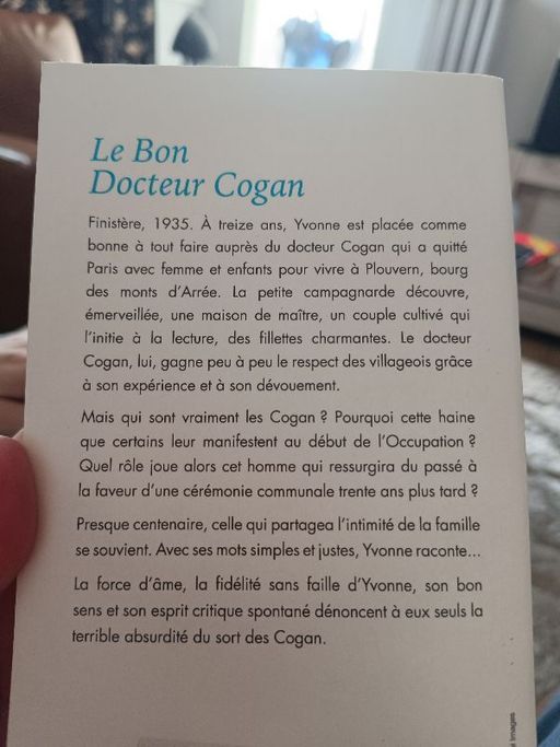 Le Bon Docteur Cogan | Hervé Jaouen