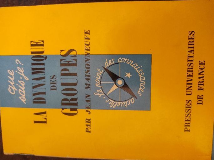 La dynamique des groupes | Jean Maisonneuve