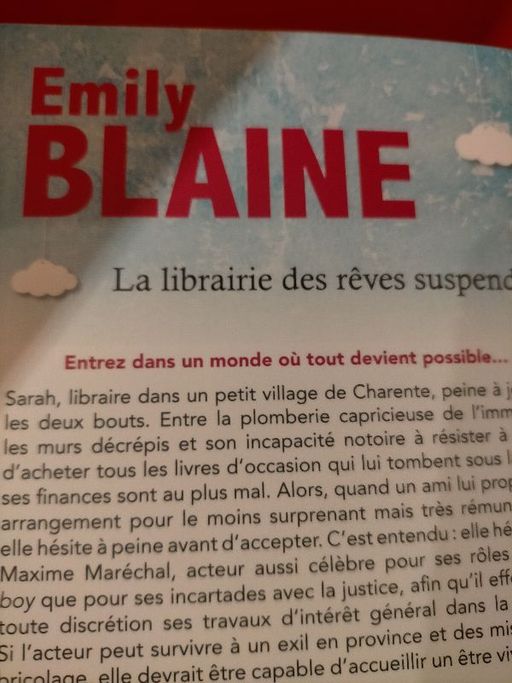 La librairie des rêves suspendus | Emily Blaine