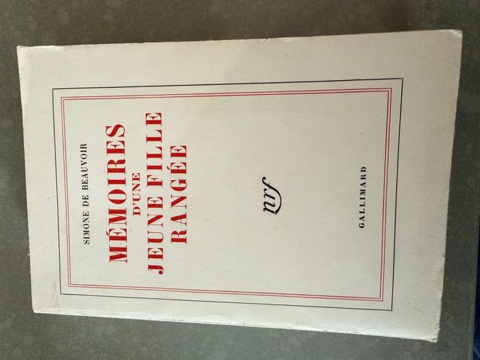 Memoires d une jeune gille rangee | Simone de Beauvoir