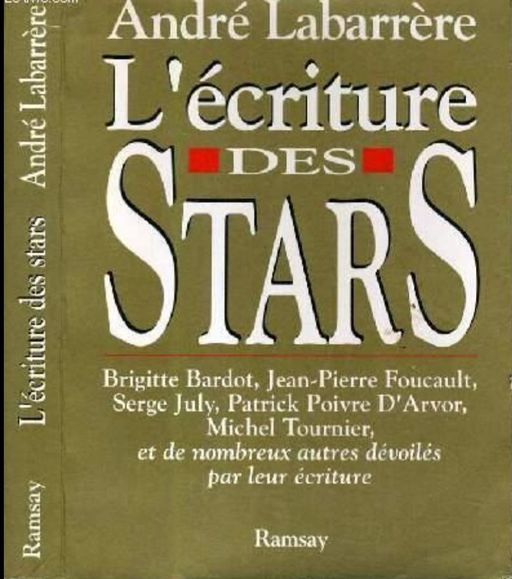 L'ECRITURE DES STARS | LABARRERE Andre