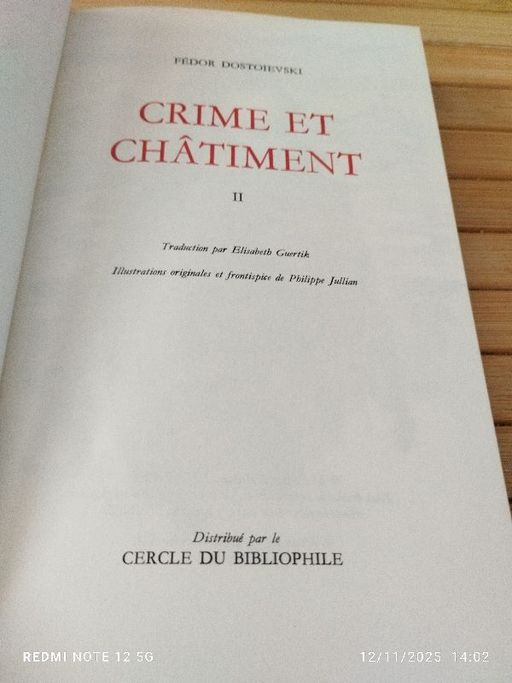 Crime et châtiment | Dostoïevski