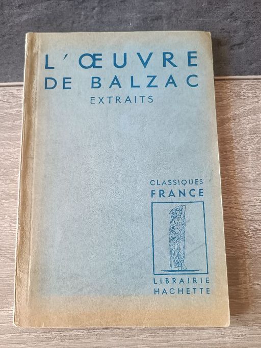 L'oeuvre de Balzac extraits | Balzac