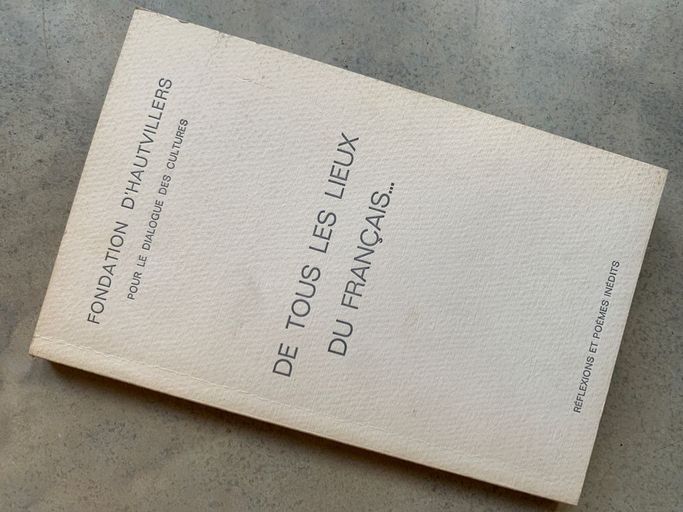 DE TOUS LES LIEUX DU FRANCAIS | Edouard MAUNICK et divers