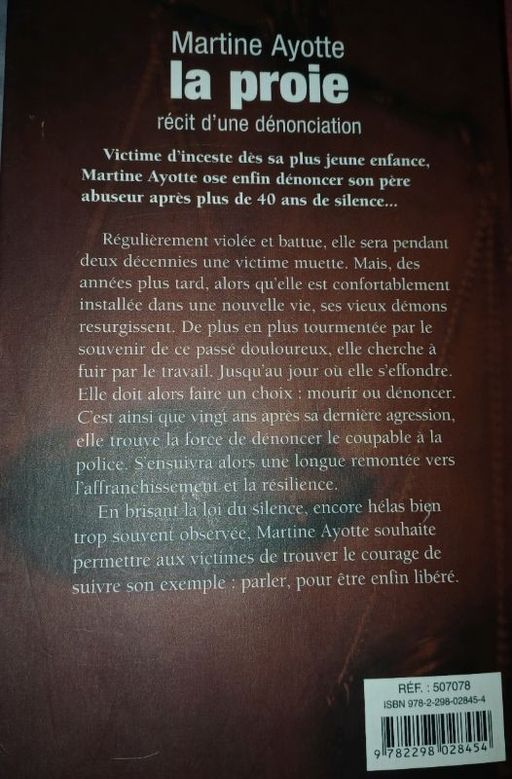 La proie | Martine Ayotte