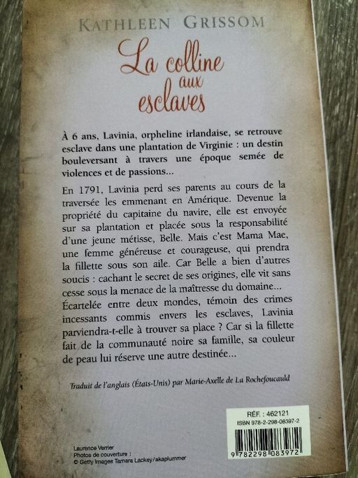 La colline aux esclaves | Kathleen Grissom