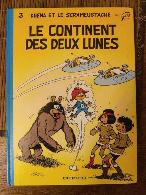 Khéna et le scrameustache, le continent des deux lunes, vol 3 | Gos