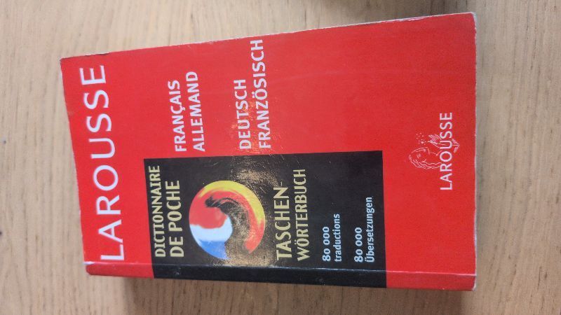 Dictionnaire de poche Français/Allemand | Larousse