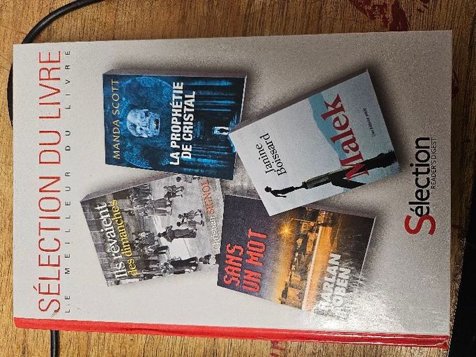 Sélection du Livre, Ils rêvaient des dimanches, La prophétie de cristal, Sans un mot, Malek | Christian Signol, Manda Scott, Harlan Coben, Janine Boissard