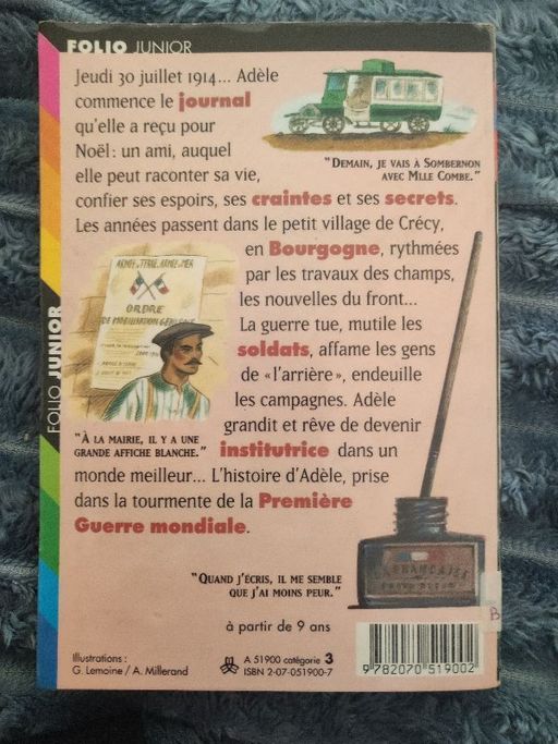 Le journal d'Adèle | Paule du Bouchet