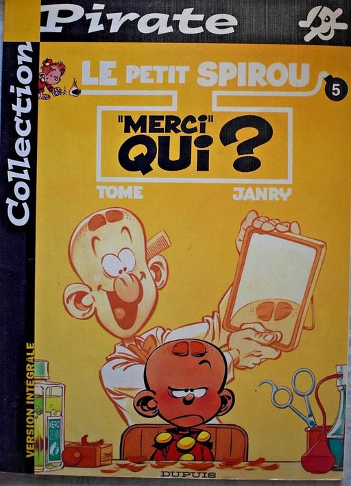 Merci qui ? - Le petit Spirou - Tome 5 | Tome et Janry