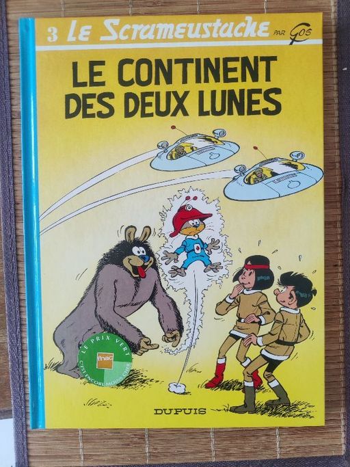 Le Scrameustache. Vol. 3. Le continent des deux lunes | Gos