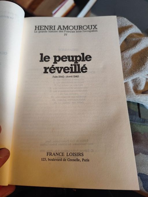 Le peuple réveillé | Henri amouroux