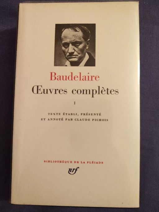 OEUVRES COMPLÈTES TOME 1  "VENDU EN LOT" | CHARLES BAUDELAIRE