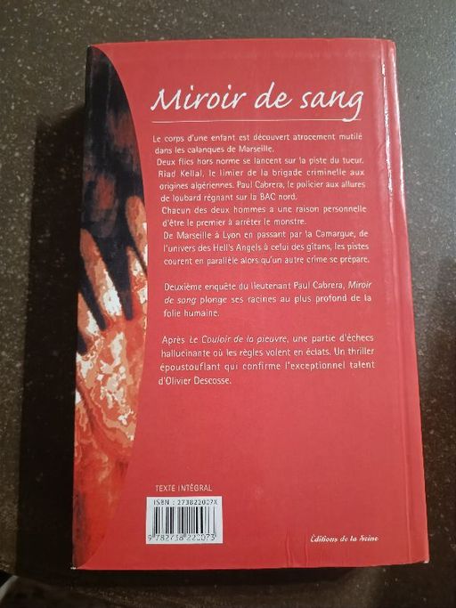 Miroir de sang | Olivier Descosse