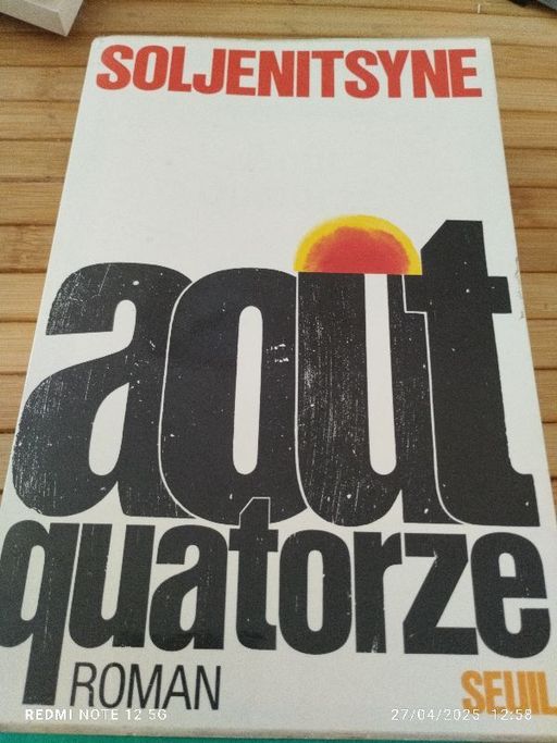 Août quatorze | Soljenitsyne
