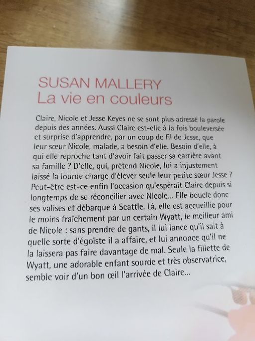 La vie en couleurs | Susan Mallery